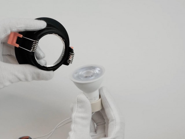 Рамка для LED модуля POINT (RAL9003 — MR16/GU10) фото:6