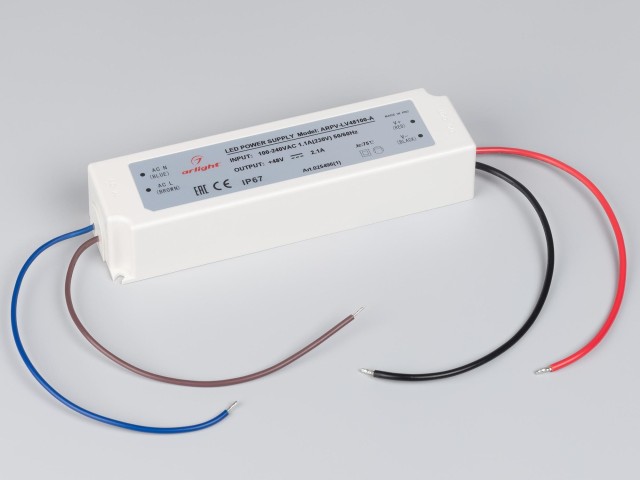 Блок питания ARPV-LV48100-A (48V, 2.1A, 100W) (Arlight, IP67 Пластик, 3 года) фото:5