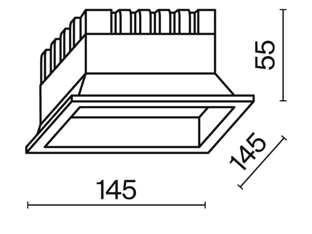 Встраиваемый светильник Technical DL056-24W3K-W фото:14