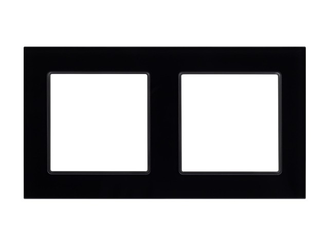 Рамка стеклянная FRM-GLARE-GS-2-BK (Arlight, -) фото:5