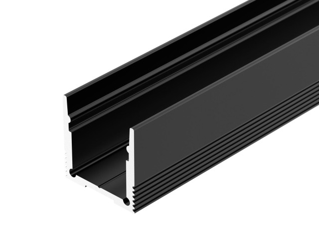 Профиль SL-SLIM20-H20-2000 BLACK (Arlight, Алюминий) фото:2