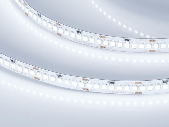 Лента RT 2-5000 24V Cool 8K 10mm (2835, 252 LED/m, LUX) (Arlight, 10 Вт/м, IP20) фото:9