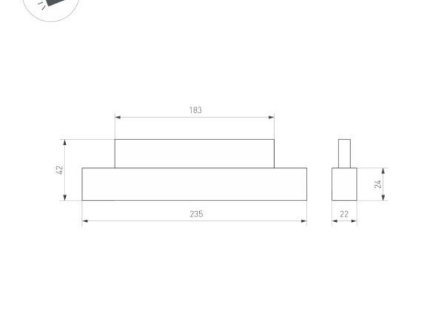 Светильник MAG-ORIENT-FLAT-L235-8W Warm3000 (BK, 80 deg, 48V) (Arlight, IP20 Металл, 5 лет) фото:12