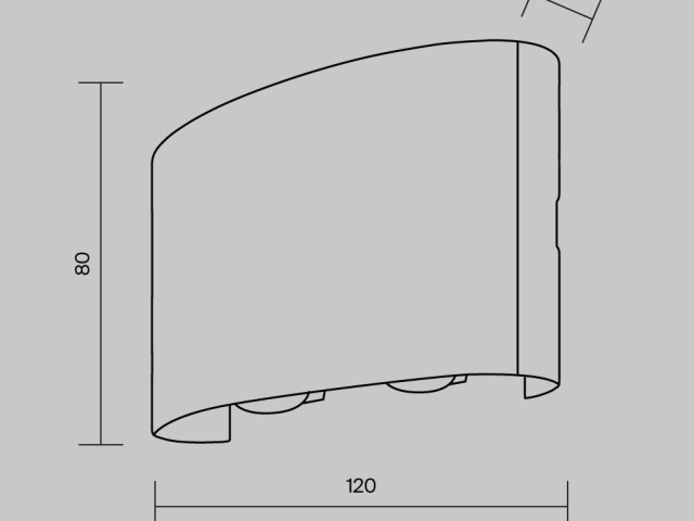 Архитектурная подсветка Outdoor O417WL-L4B3K фото:3
