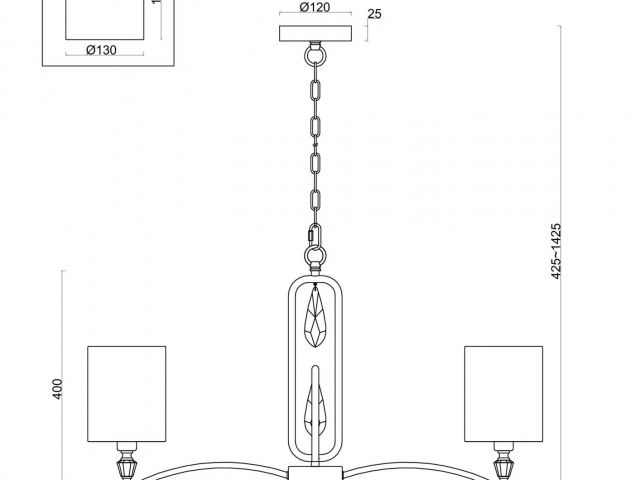 Подвесной светильник Freya FR1007PL-07N фото:5