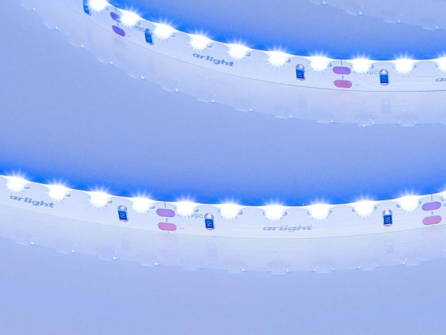 Лента RS-S120-8mm 24V Blue (9.6 W/m, IP20, 3014, 5m) (Arlight, боковое свечение) фото:10