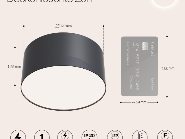 Потолочный светильник Technical C032CL-L12B4K фото:16