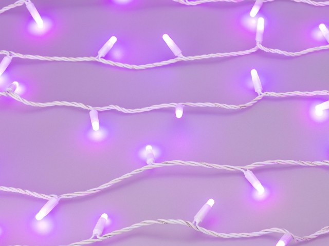 Светодиодная гирлянда ARD-STRING-CLASSIC-10000-WHITE-95LED-MILK-LIVE RGBW-DMX (24V, 10W) (Ardecoled, IP65) фото:3