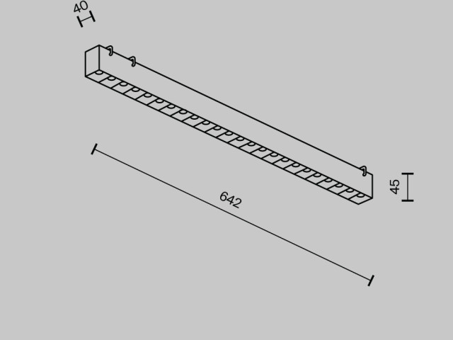 Подвесной светильник Technical TR128B-24W4K-M-B фото:1