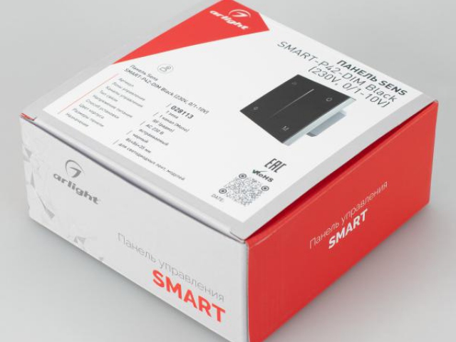 Панель SMART-P35-DIM-IN Black (230V, 0-10V, Sens, 2.4G) (Arlight, IP20 Пластик, 5 лет) фото:8