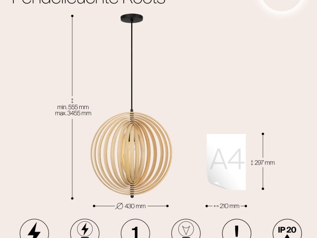 Подвесной светильник Maytoni MOD197PL-01W фото:1