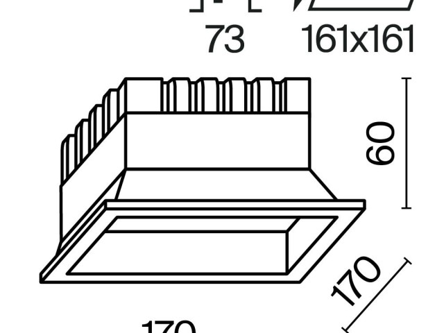 Встраиваемый светильник Technical DL056-24W3-4-6K-W фото:5
