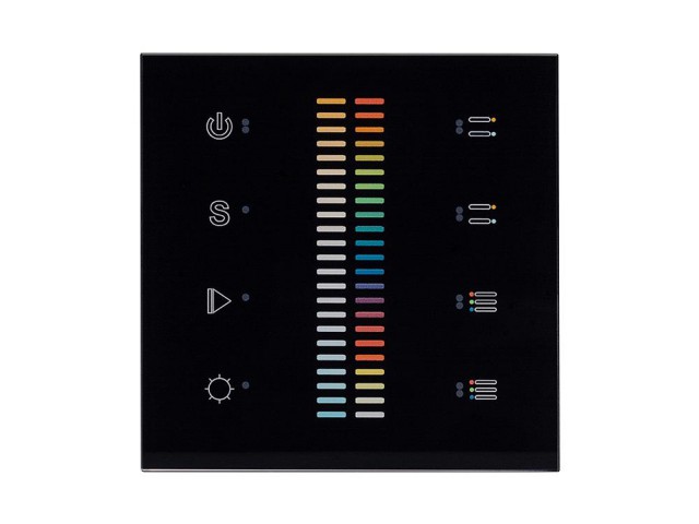 Панель Sens SR-2830C-AC-RF-IN Black (220V,RGB+CCT,4зоны) (Arlight, IP20 Пластик, 3 года) фото:5