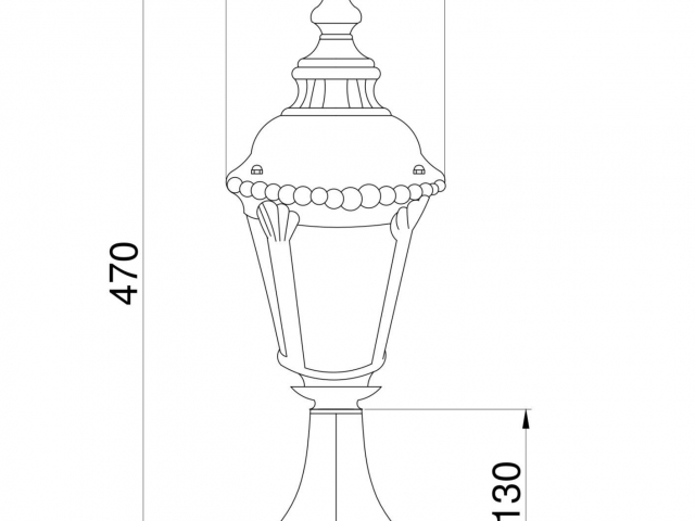 Ландшафтный светильник Outdoor O029FL-01BZ фото:1