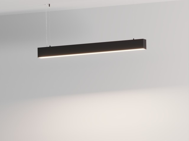 Светильник SP-LINE-HANG-6085-L2000-74W Warm3000 (RAL9005, 120 deg, 230V) IP33 (Arlight, Металл) фото:2
