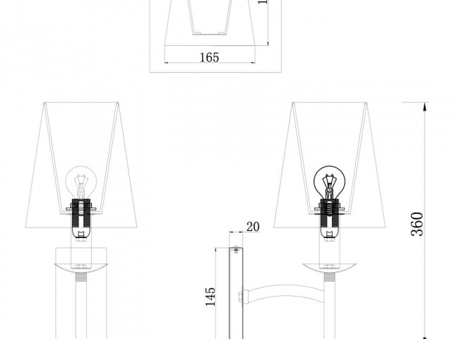 Настенный светильник (бра) Maytoni MOD076WL-01N фото:5