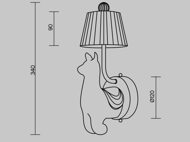 Настенный светильник (бра) Maytoni MOD377WL-L6W3K фото:14