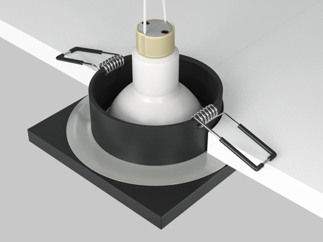Встраиваемый светильник Technical DL083-01-GU10-SQ-B фото:8