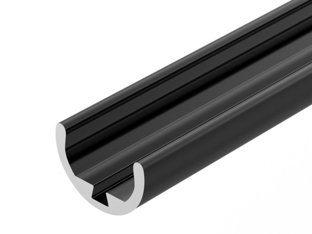 Профиль ROUND-D10.5-2000 ANOD BLACK (Arlight, Алюминий) фото:7