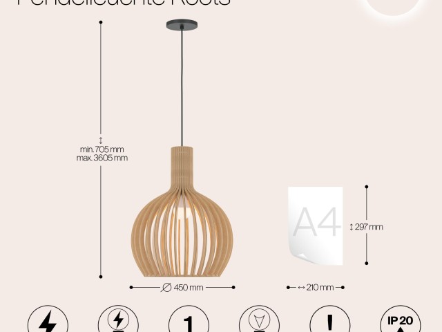 Подвесной светильник Maytoni MOD194PL-01W1 фото:5