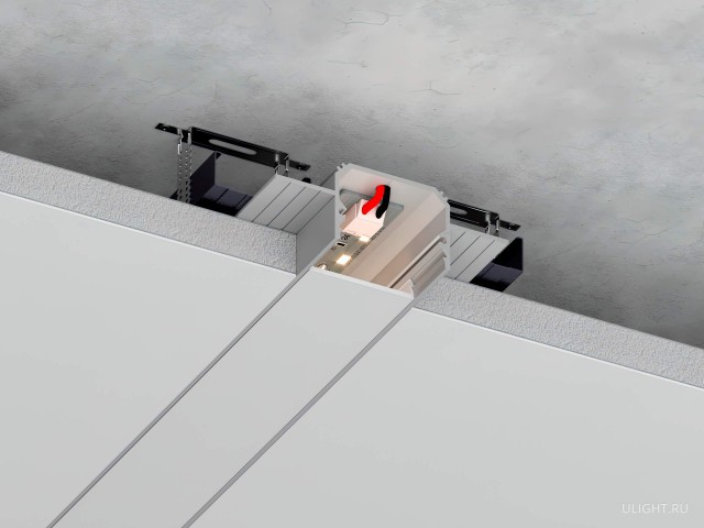 Линейный светильник HOKASU 35/25 edgeless noPS (Raw/2500mm/LT70 — 3K/55W) фото:5