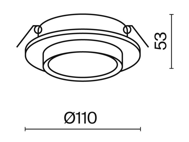 Встраиваемый светильник Technical DL086-GX53-RD-W фото:17