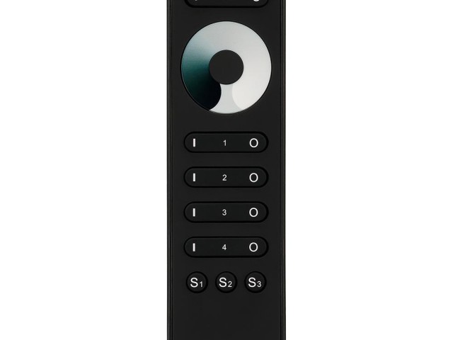 Пульт SMART-R33-DIM Black (4 зоны, 2.4G) (Arlight, IP20 Пластик, 5 лет) фото:1