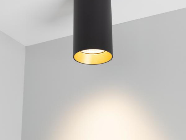 Светильник накладной SP-POLO-R85-1-15W Warm White 40deg (Black, Gold Ring) (Arlight, IP20 Металл, 3 года) фото:4
