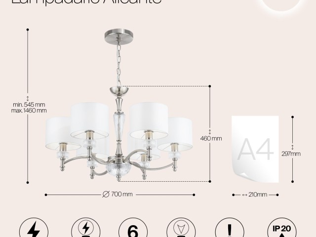 Люстра Maytoni MOD014CL-06N фото:4