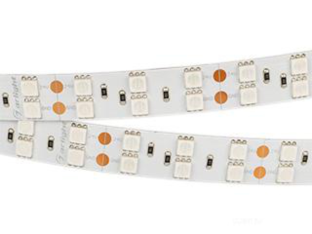Лента RT 2-5000 24V Yellow 2x2 (5060, 600 LED, LUX) (Arlight, 28.8 Вт/м, IP20) фото:11