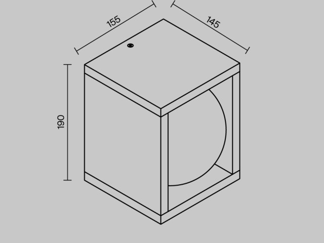 Уличный настенный светильник Outdoor O483WL-L10GF3K фото:1