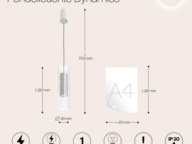 Подвесной светильник Maytoni MOD326PL-01W фото:7