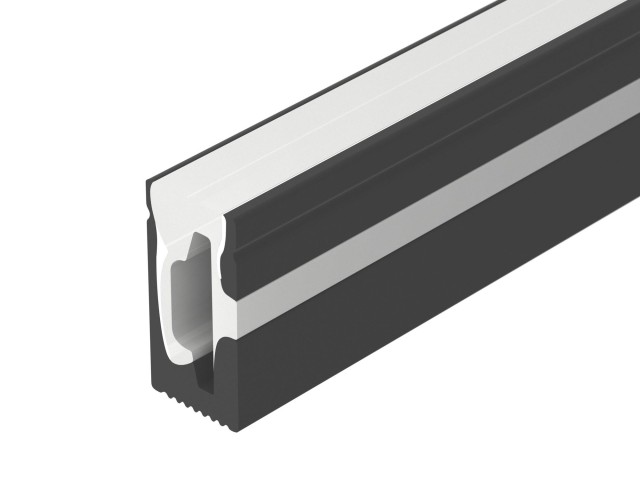 Силиконовый профиль WPH-FLEX-0612-SIDE-S8-10m BLACK (Arlight, Силикон) фото:3