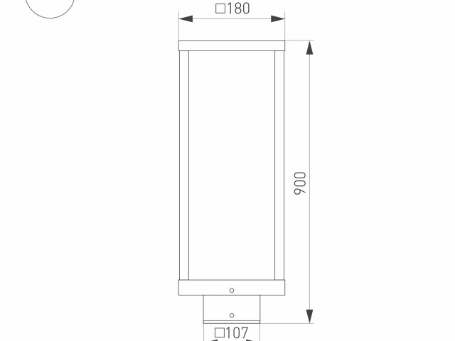 Светильник LGD-Path-Cub-H900B-12W Warm White (Arlight, IP54 Металл, 3 года) фото:1