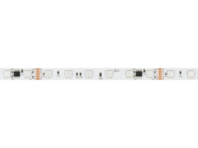 Лента DMX-B60-10mm 24V RGB-PX6 (14 W/m, IP20, 5060, 5m) (Arlight, -) фото:1