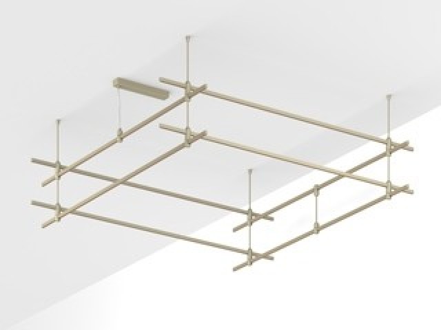 Основание ART-APRIORI-QUADRAT-2-ROD-400-2000x2000 (OG) (Arlight, IP20 Металл, 3 года) фото:2
