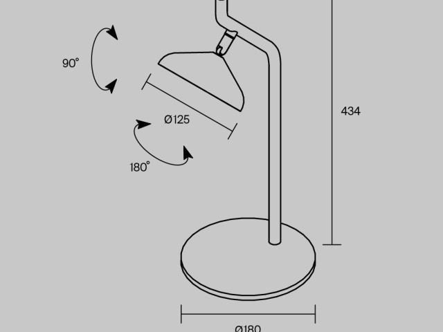 Настольный светильник Maytoni MOD451TL-L8B3K1 фото:9