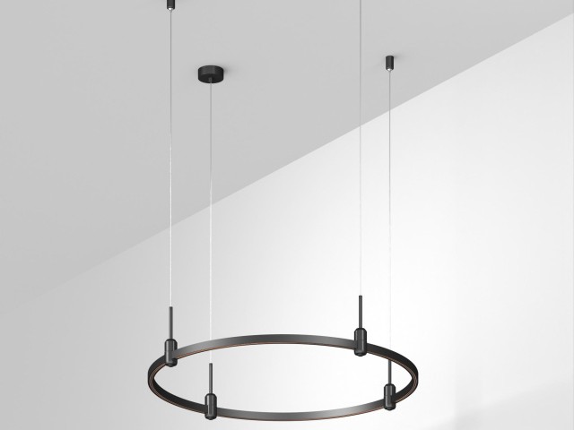 Основание ART-APRIORI-ROUND-HANG-R800 (BK) (Arlight, IP20 Металл, 3 года) фото:1