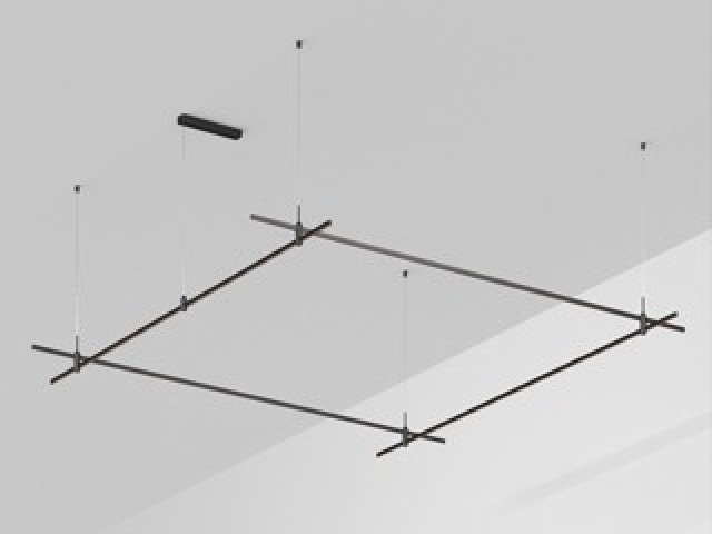 Основание ART-APRIORI-QUADRAT-HANG-3000x3000 (BK) (Arlight, IP20 Металл, 3 года) фото:2