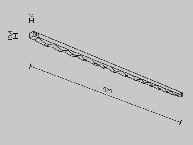 Трековый светильник Technical TR175-1-24WTW-M-B фото:3