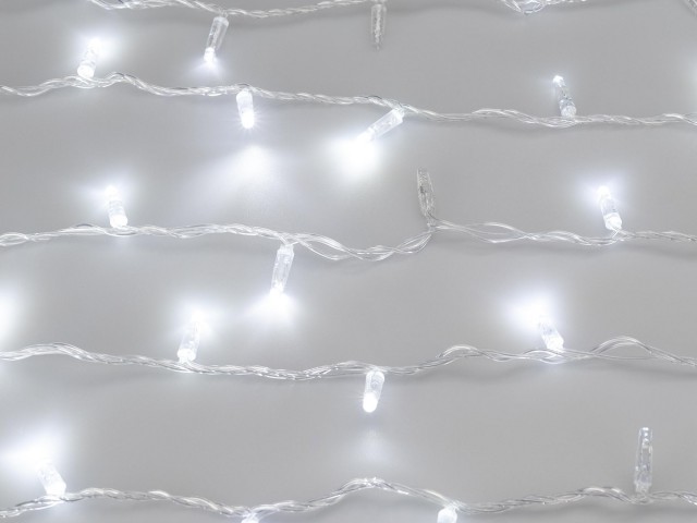 Светодиодная гирлянда ARD-STRING-CLASSIC-1000-CLEAR-100LED-PULSE White (230V, 7W) (Ardecoled, IP65) фото:3