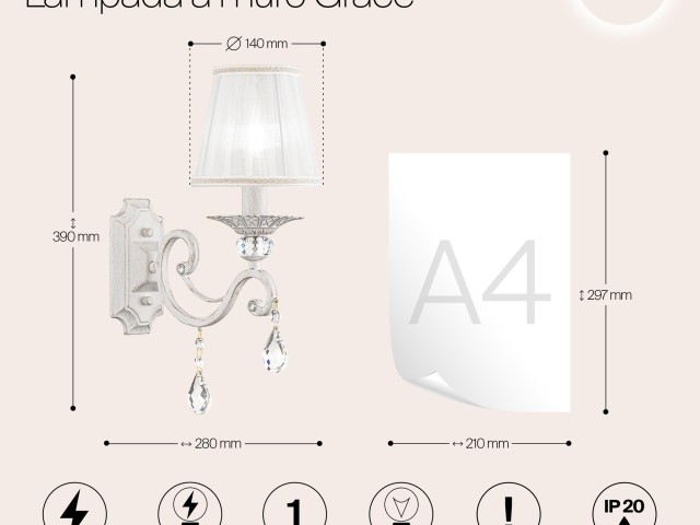 Настенный светильник (бра) Maytoni ARM247-01-G фото:11