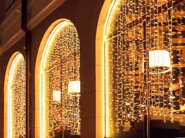 Светодиодная гирлянда ARD-CURTAIN-CLASSIC-2000x9000-CLEAR-2200LED-WATERFALL White (230V, 180W) (Ardecoled, IP65) фото:1