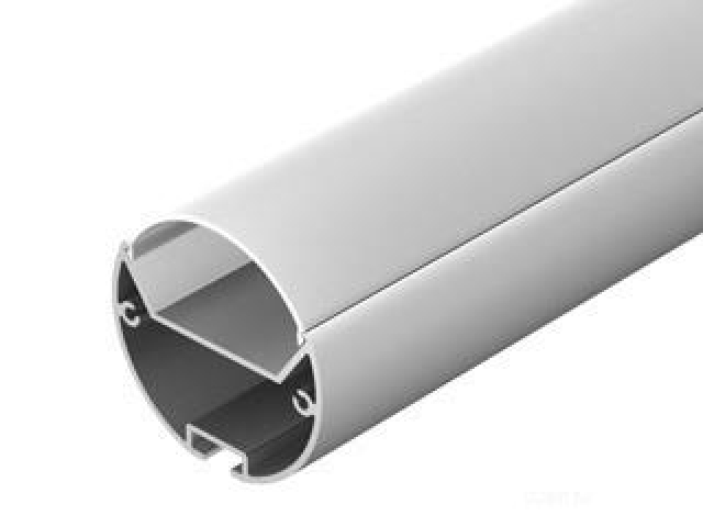 Профиль с экраном SL-ROUND-D40-2500 ANOD+OPAL (Arlight, Алюминий) фото:4