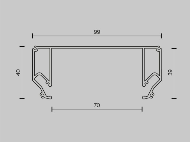 Комплектующие для светильника Technical ALM-9940-SC-W-2M фото:4