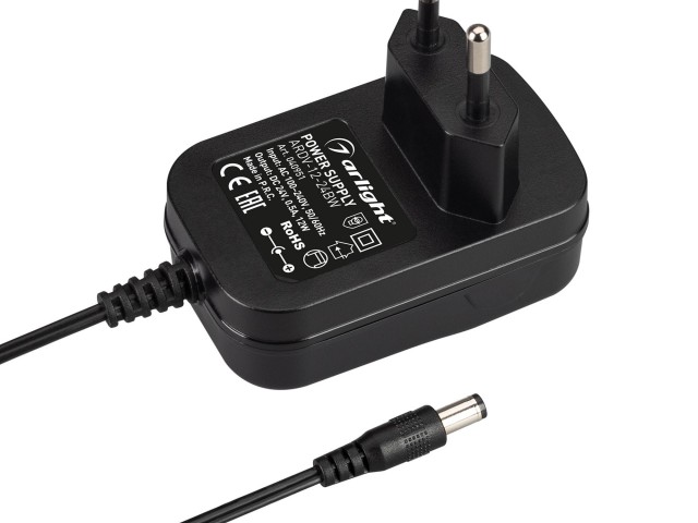 Блок питания ARDV-12-24BW (24V, 0.5A, 12W) (Arlight, Адаптер, 3 года) фото:2