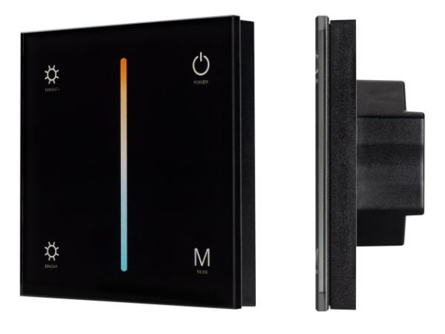 Панель SMART-P21-MIX-G-IN Black (12-24V, 4x3A, Sens, 2.4G) (Arlight, IP20 Пластик, 5 лет) фото:7