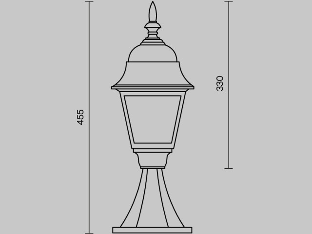 Ландшафтный светильник Outdoor O004FL-01B фото:10