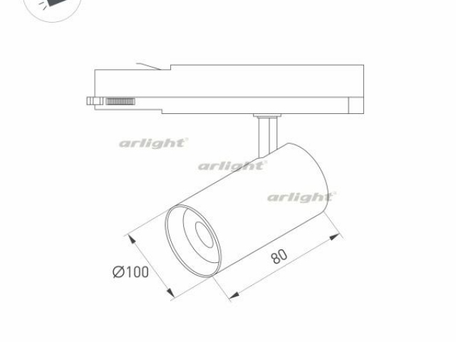 Светильник LGD-NIKA-4TR-R100-20W Warm3000 (BK, 24 deg, 230V) (Arlight, IP20 Металл, 5 лет) фото:9