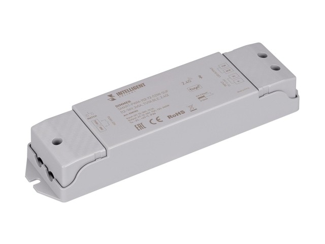 INTELLIGENT ARLIGHT Диммер SMART-PWM-102-72-CDW-SUF (12-36V, 2x5A, TUYA BLE, 2.4G) (IARL, IP20 Пластик, 5 лет) фото:3